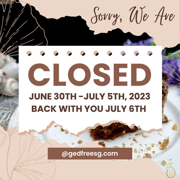 Closed June 30th - July 5th (2023)