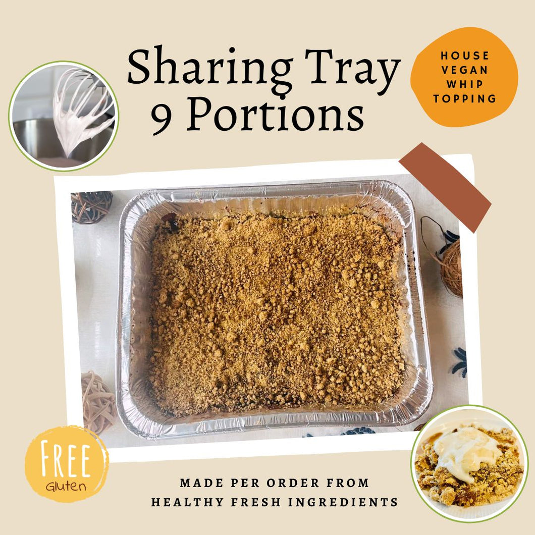 GEDfree Apple Crumble - Tray Of 9 Portions